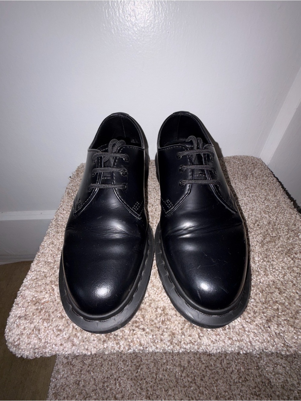 Dr. Martens 1461 Mono All Black Leather Oxfords